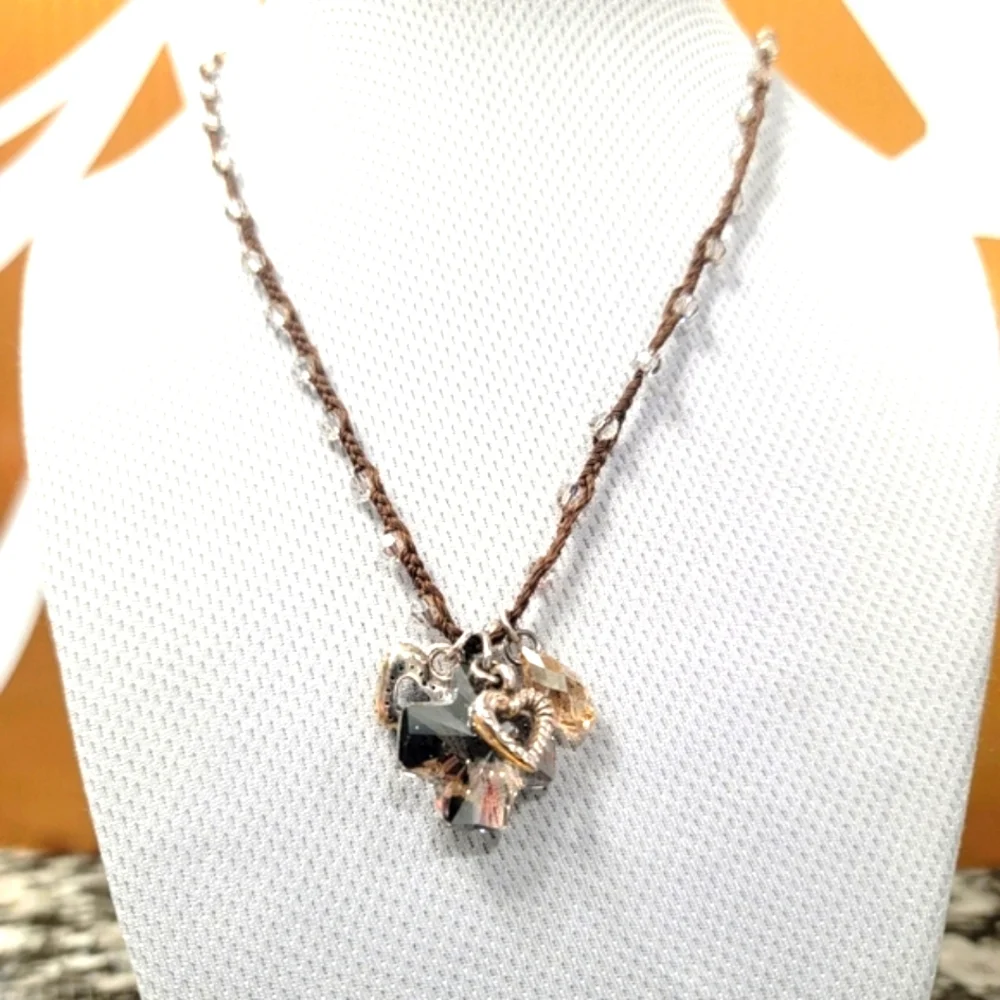 BRIGHTON RETIRED KRAMA CROSS NECKLACE NWOT - Picture 2 of 6